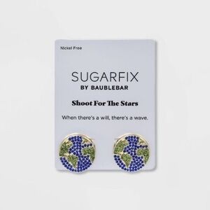 Baublebar Globetrotter Shoot for the Stars‎ World Globe Earrings Sugarfix